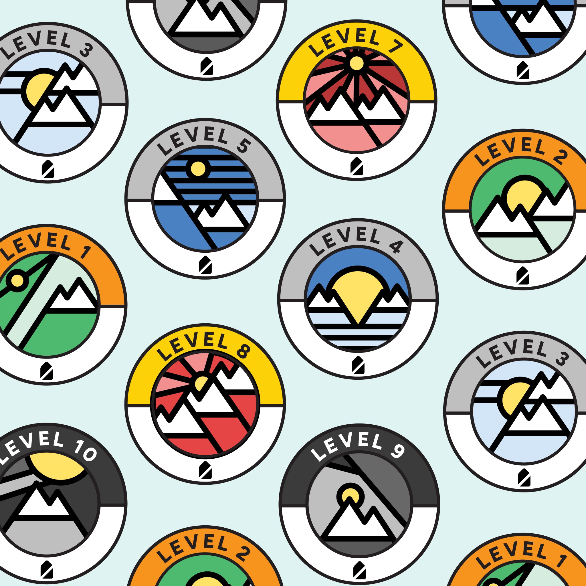 Customer Badges (10 Levels)